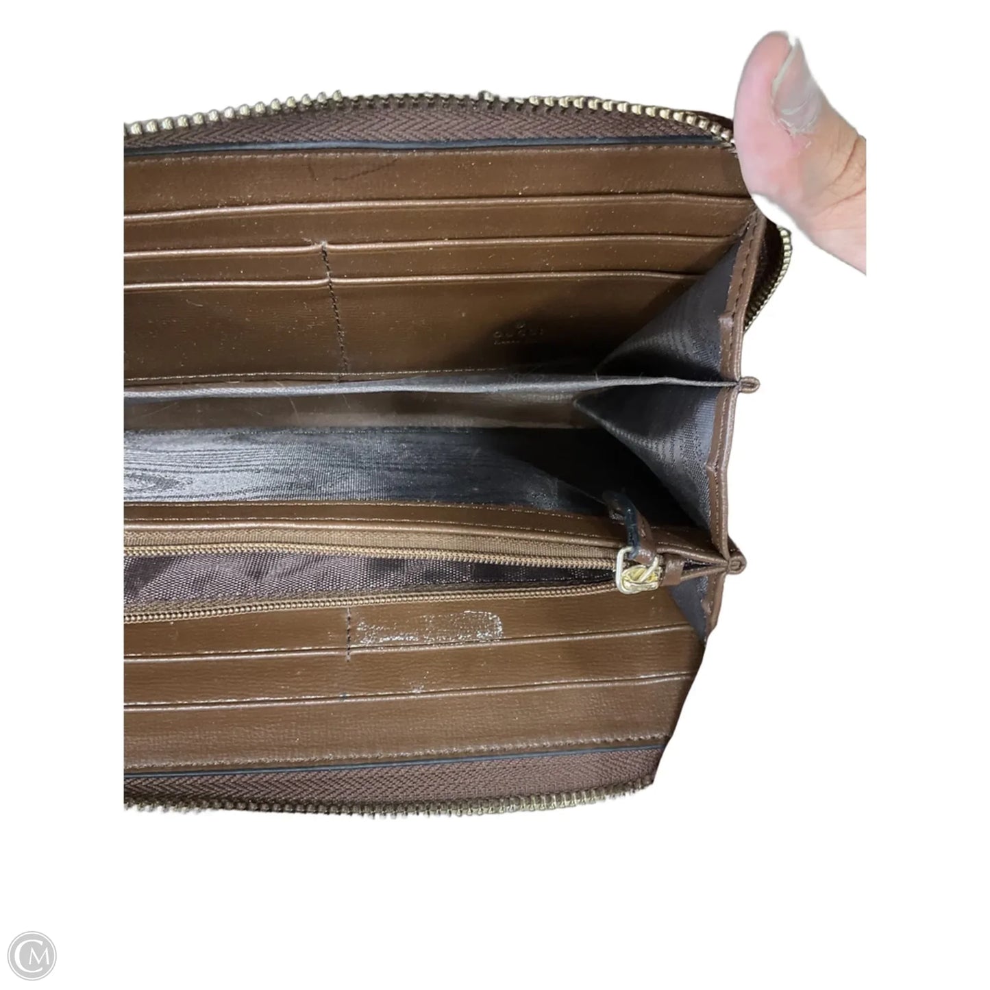 Wallet Luxury Designer By Gucci, Size: Large