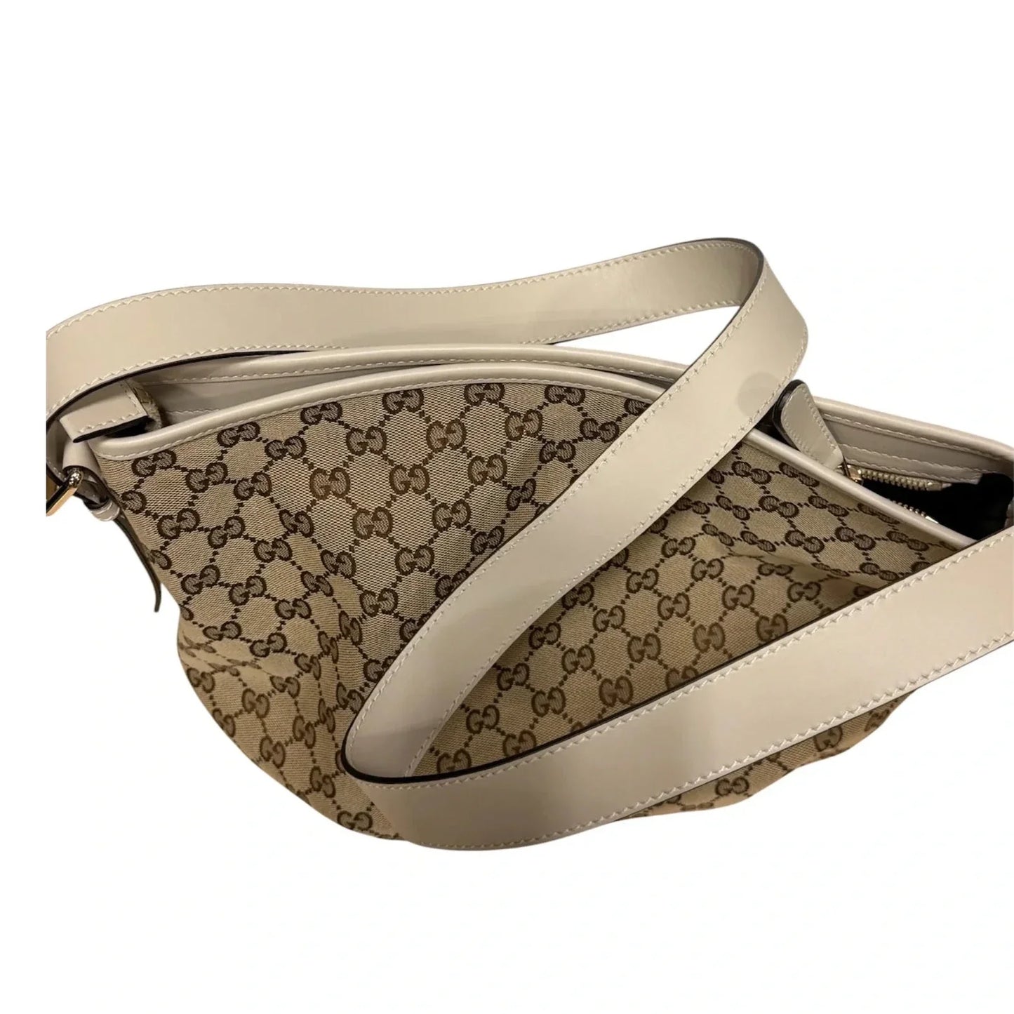 Crossbody Luxury Designer By Gucci, Size: Large