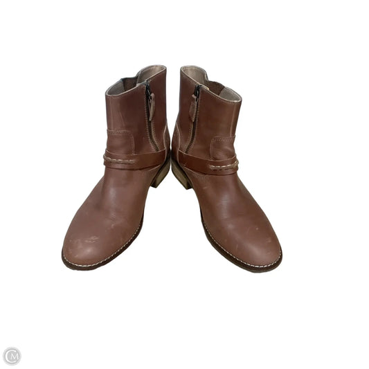 Boots Ankle Flats By Sperry In Tan, Size: 8