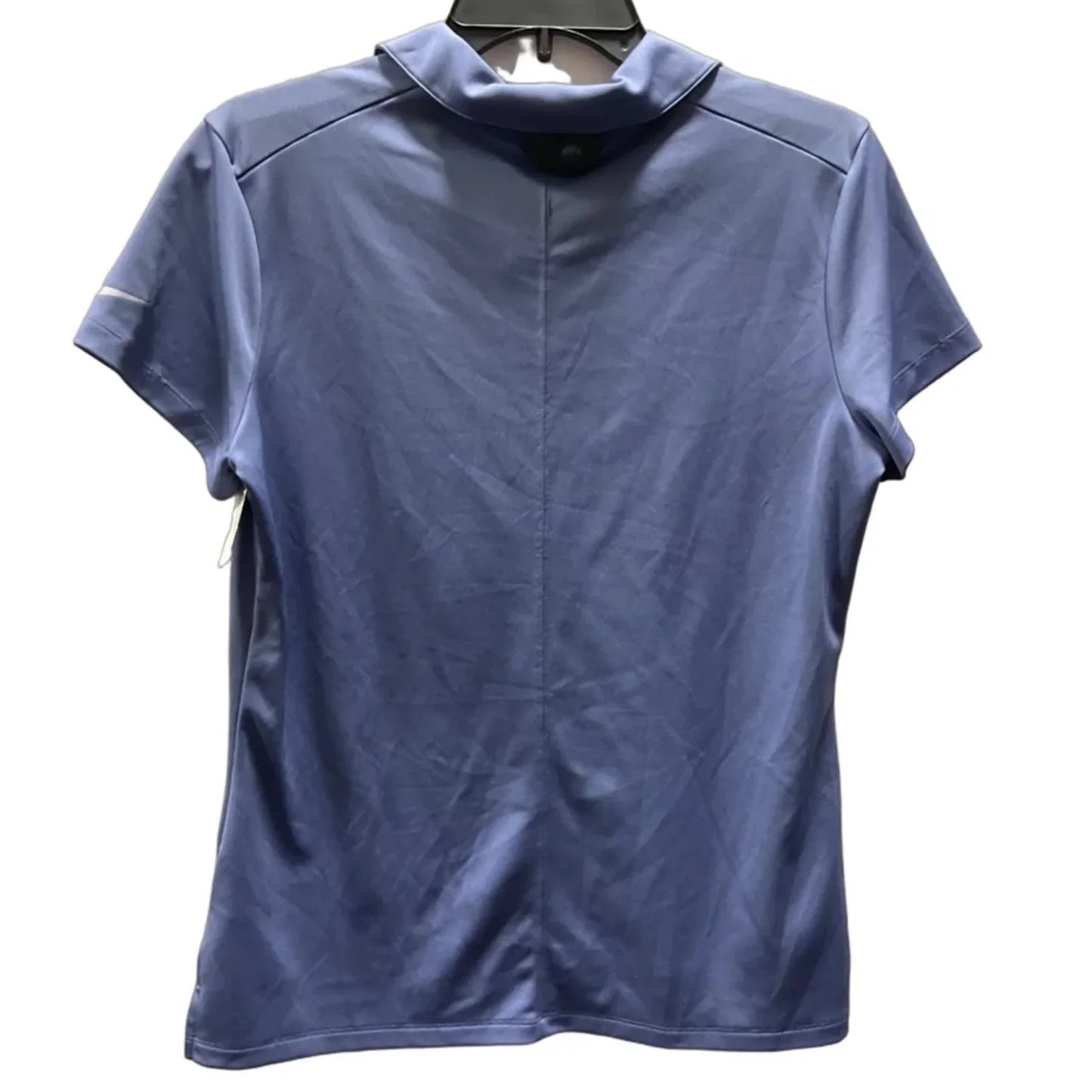 Athletic Top Short Sleeve By Nike In Purple, Size: L