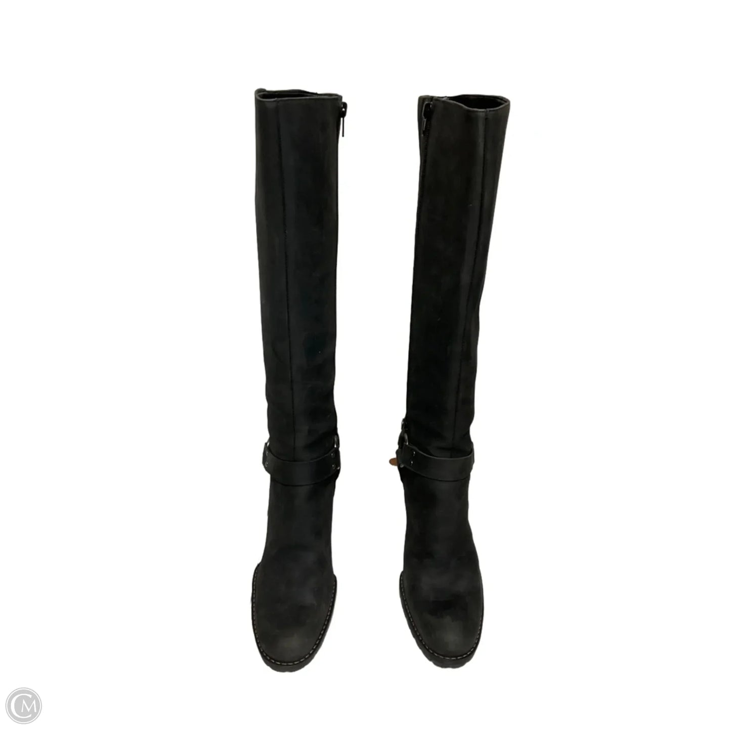 Boots Knee Heels By Gianni Bini In Black, Size: 8