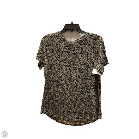 Top Short Sleeve By Old Navy In Animal Print, Size: M