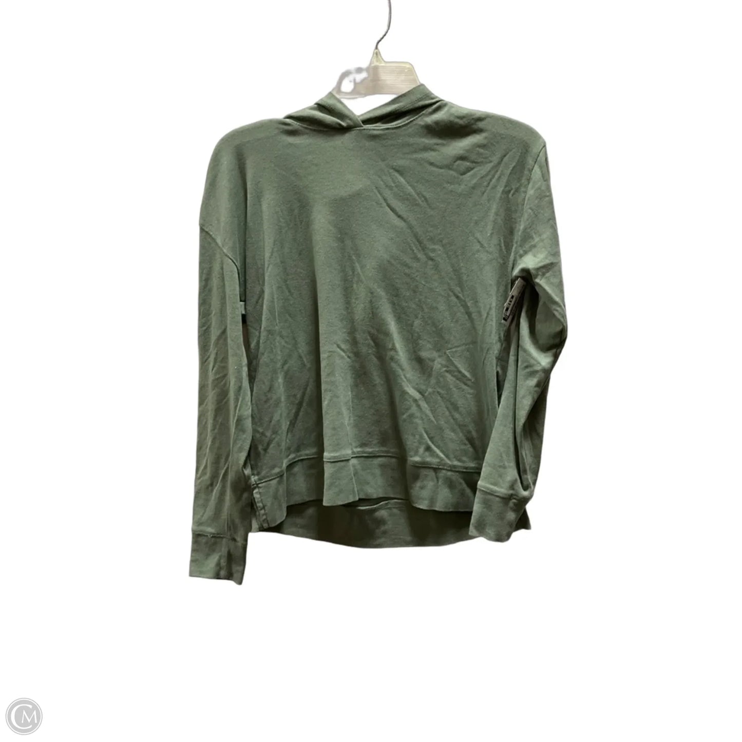 Athletic Top Long Sleeve Hoodie By Eddie Bauer In Green, Size: S