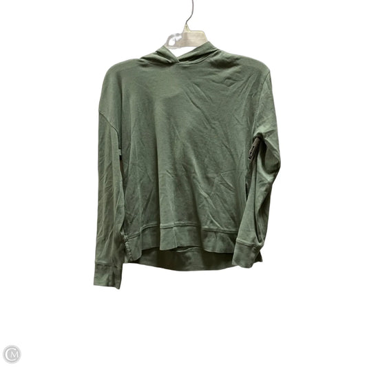 Athletic Top Long Sleeve Hoodie By Eddie Bauer In Green, Size: S