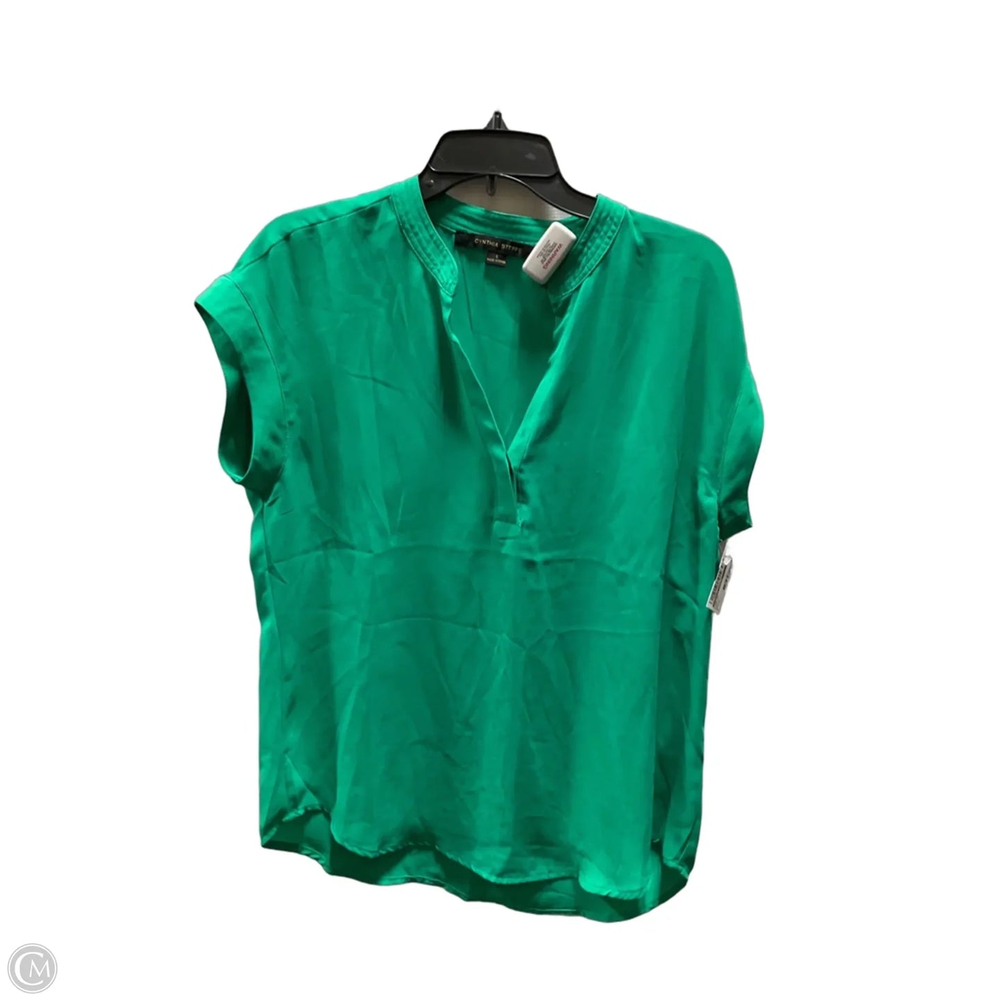 Top Short Sleeve By Cynthia Steffe In Green, Size: S