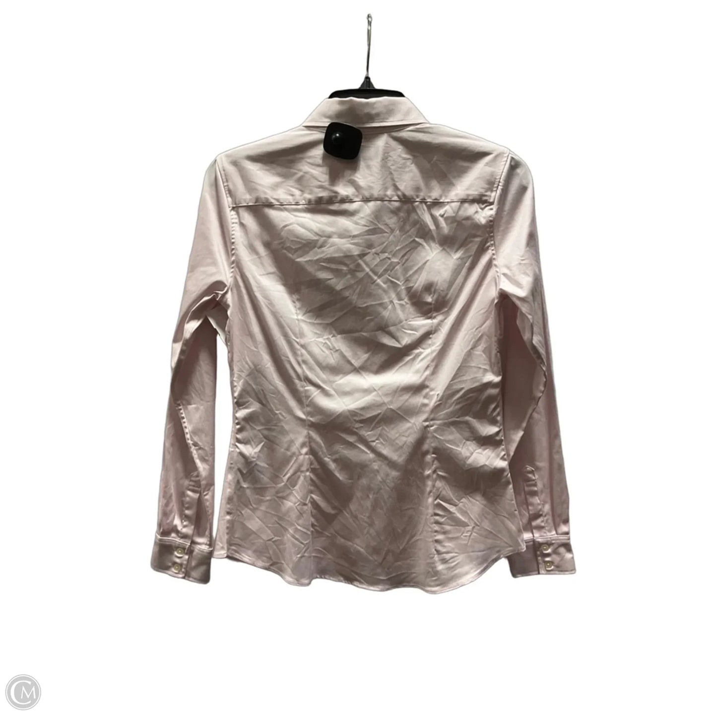 Blouse Long Sleeve By Banana Republic In Pink, Size: Xs