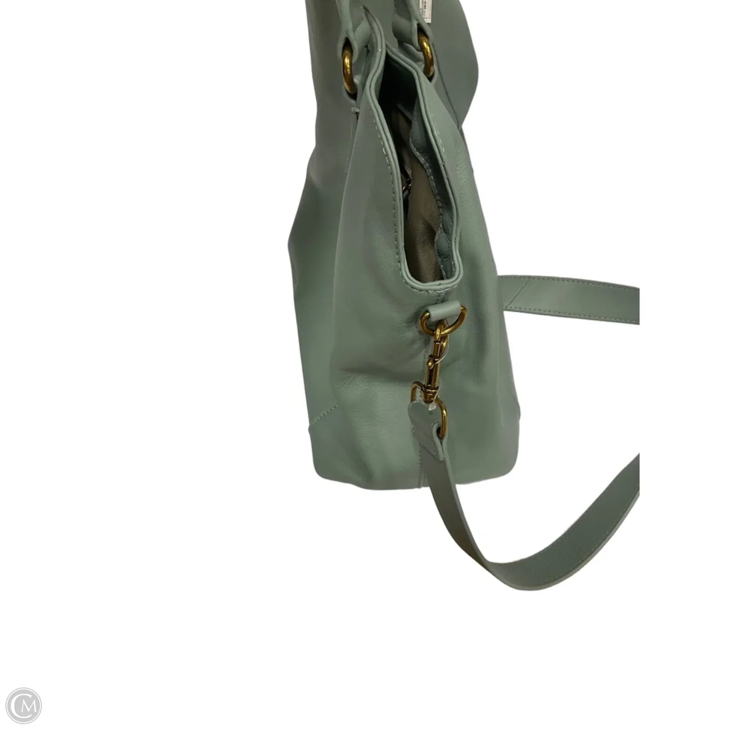 Handbag Leather By Cmc, Size: Medium