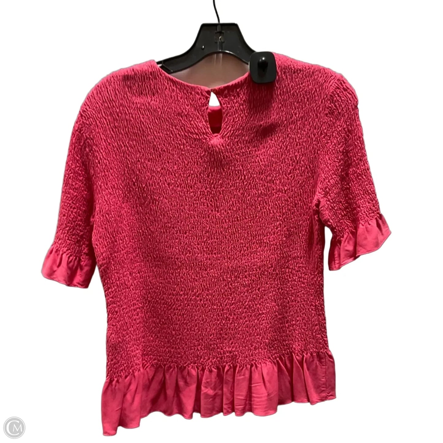 Top Short Sleeve By Madeleine In Pink, Size: M
