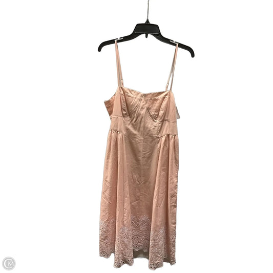 Dress Casual Maxi By Loft In Pink, Size: M