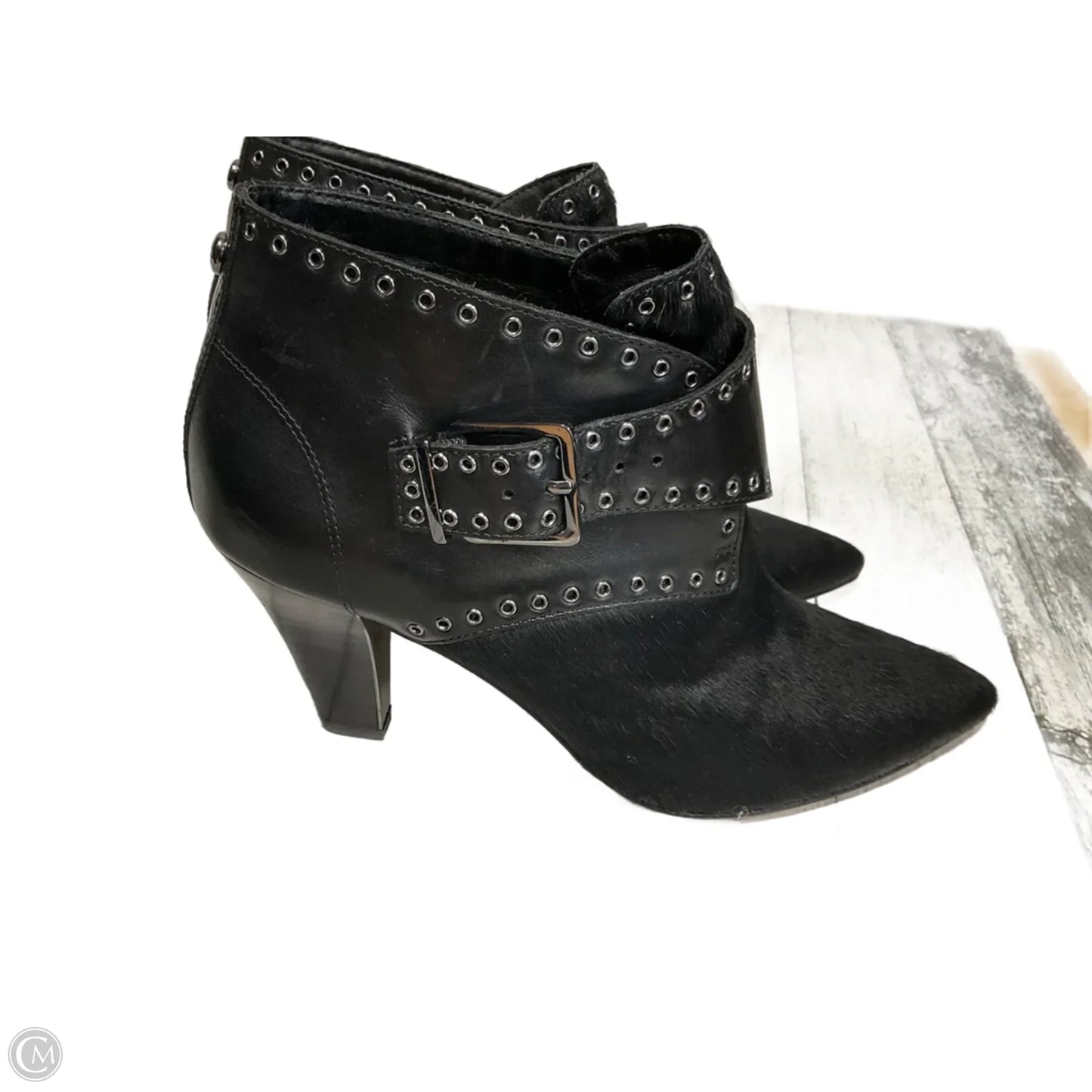 Boots Ankle Heels By Donald Pliner In Black, Size: 8.5