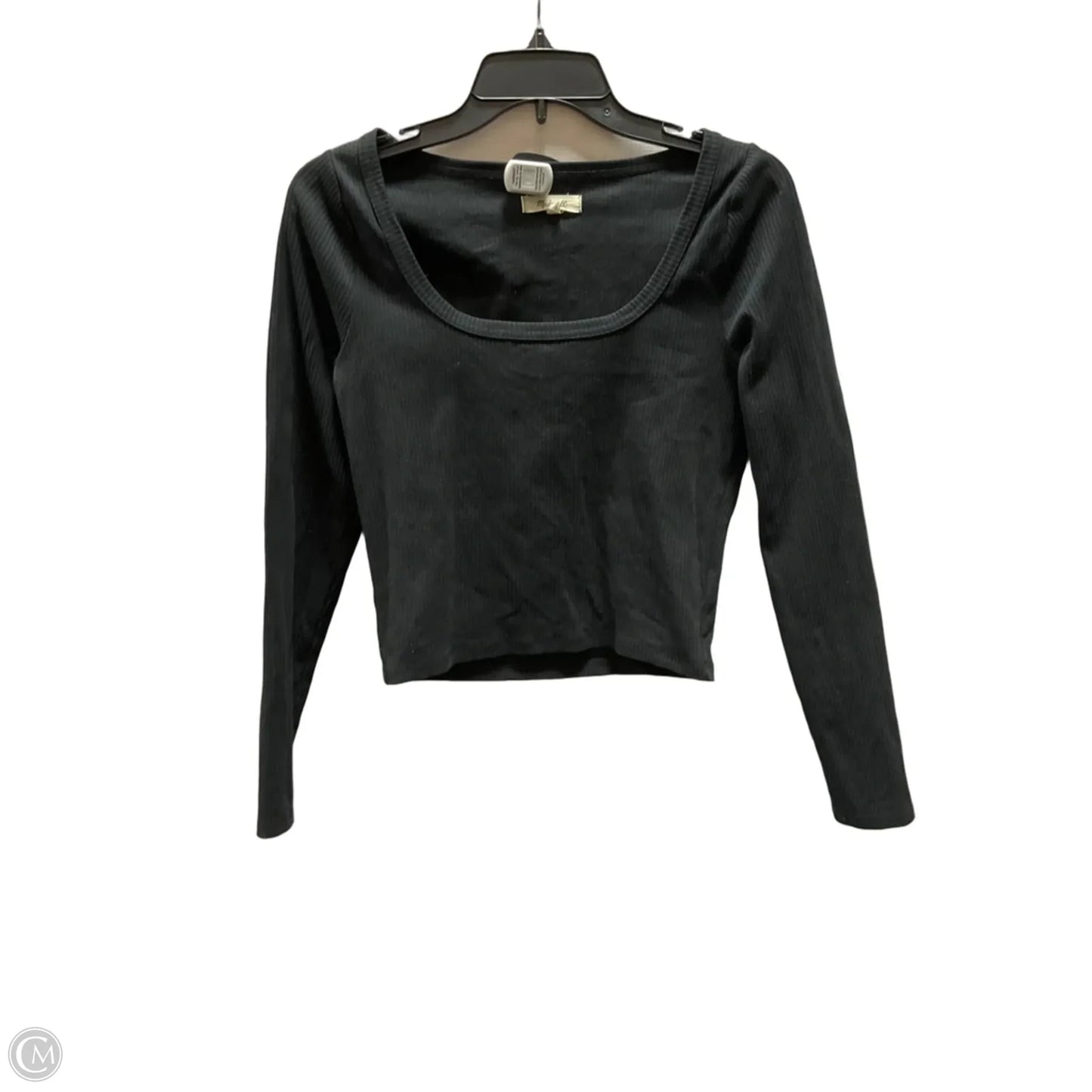 Top Long Sleeve By Madewell In Black, Size: M