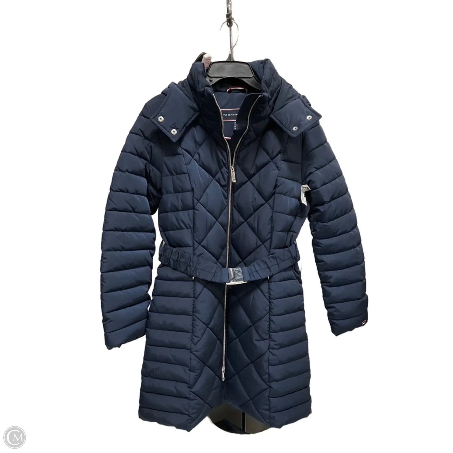 Coat Parka By Tommy Hilfiger In Navy, Size: M