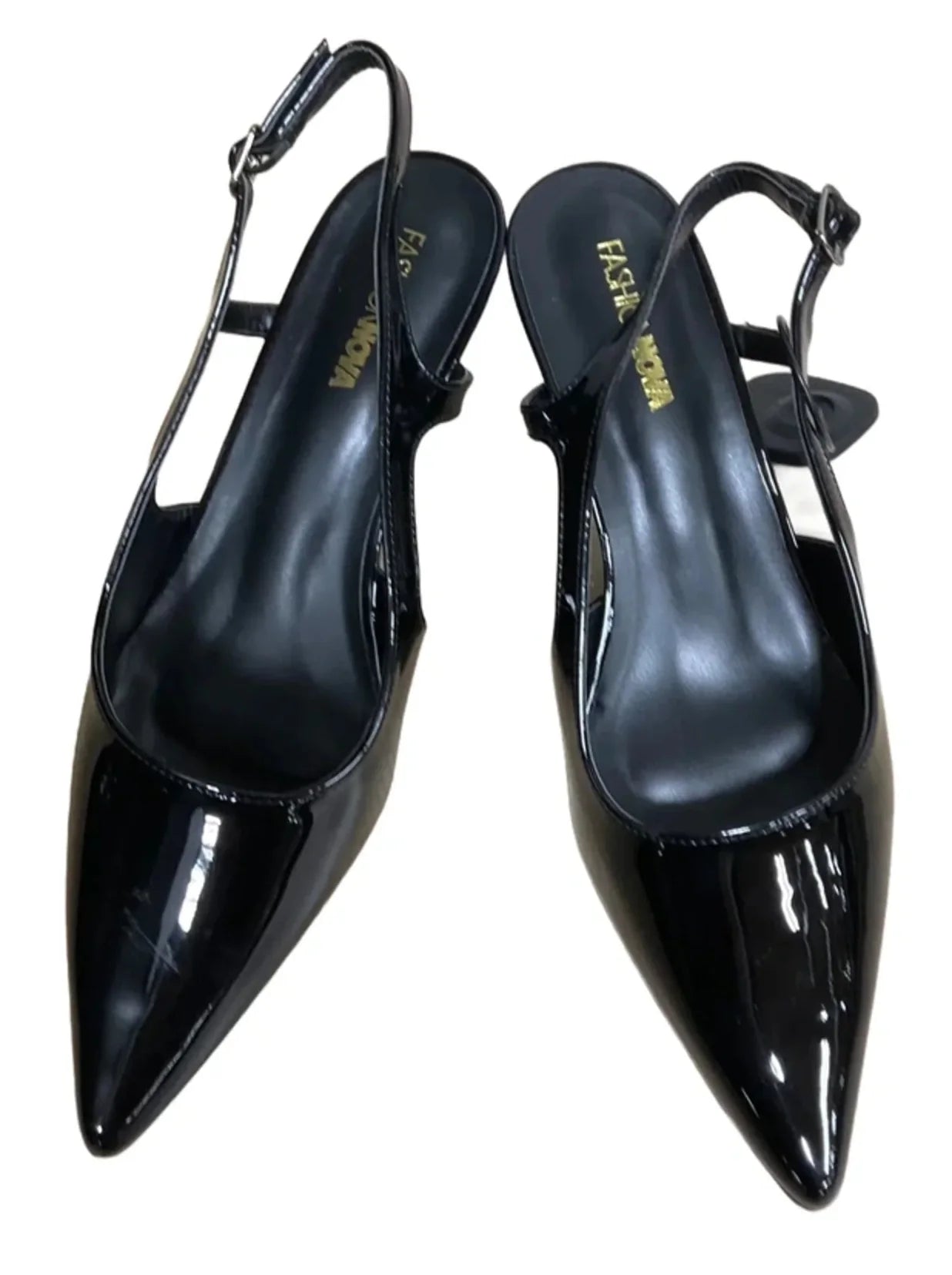 Shoes Heels Kitten By Fashion Nova In Black, Size: 9