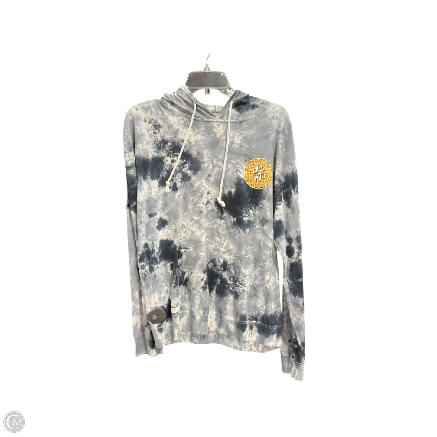 Sweatshirt Hoodie By Simply Southern In Tie Dye, Size: L