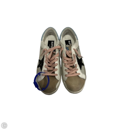 Shoes Luxury Designer By Golden Goose In Blue & Pink, Size: 9