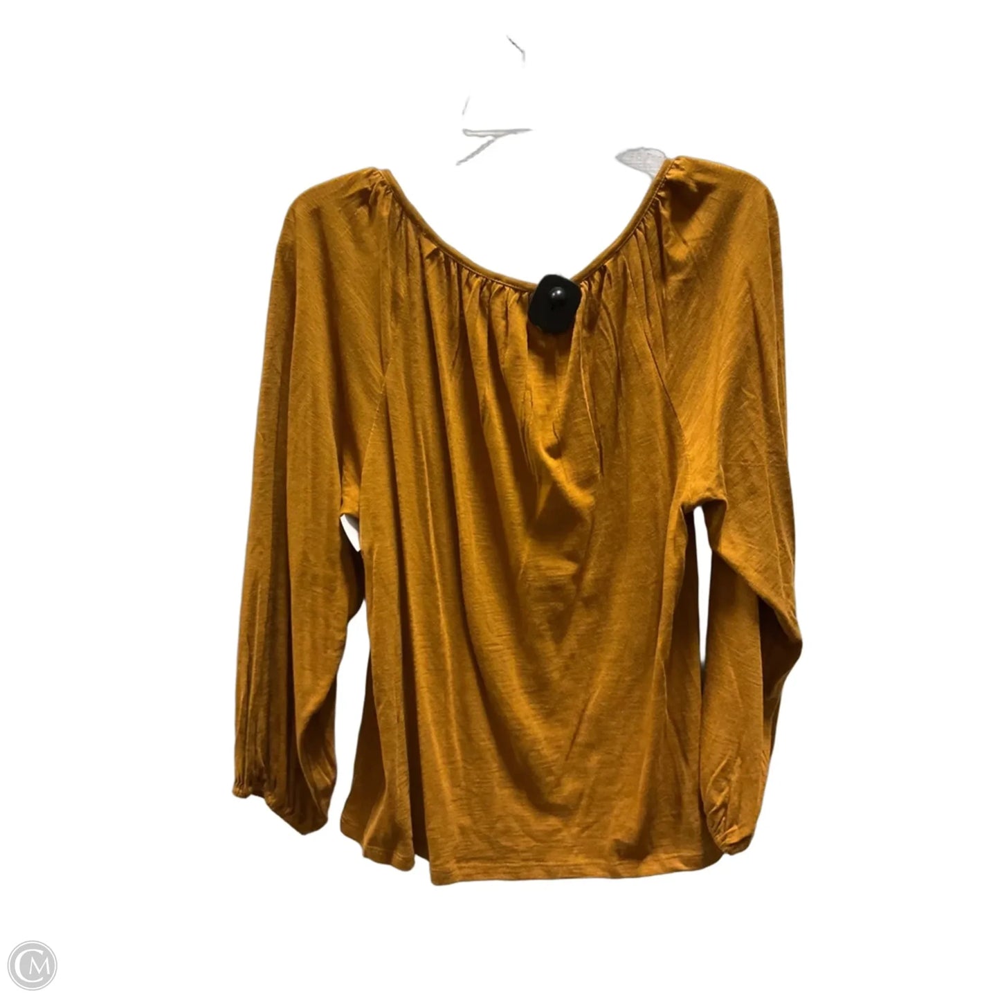 Top Long Sleeve By Loft In Yellow, Size: M