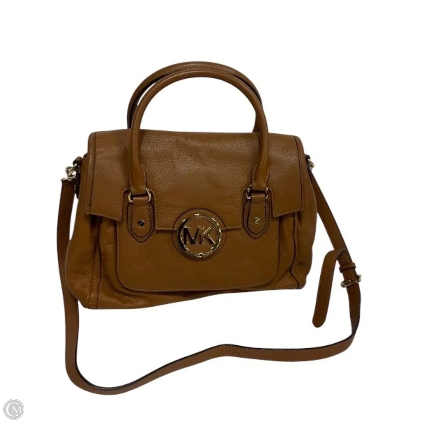 Handbag Leather By Michael By Michael Kors, Size: Medium