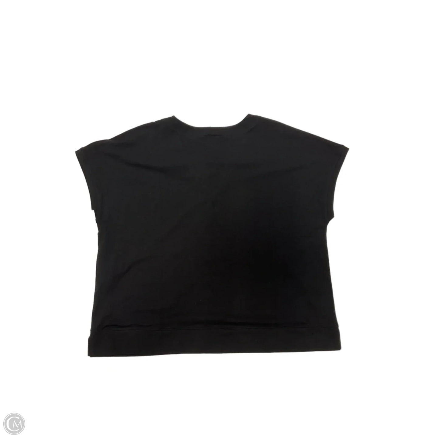 Top Short Sleeve By Chicos In Black, Size: Xl