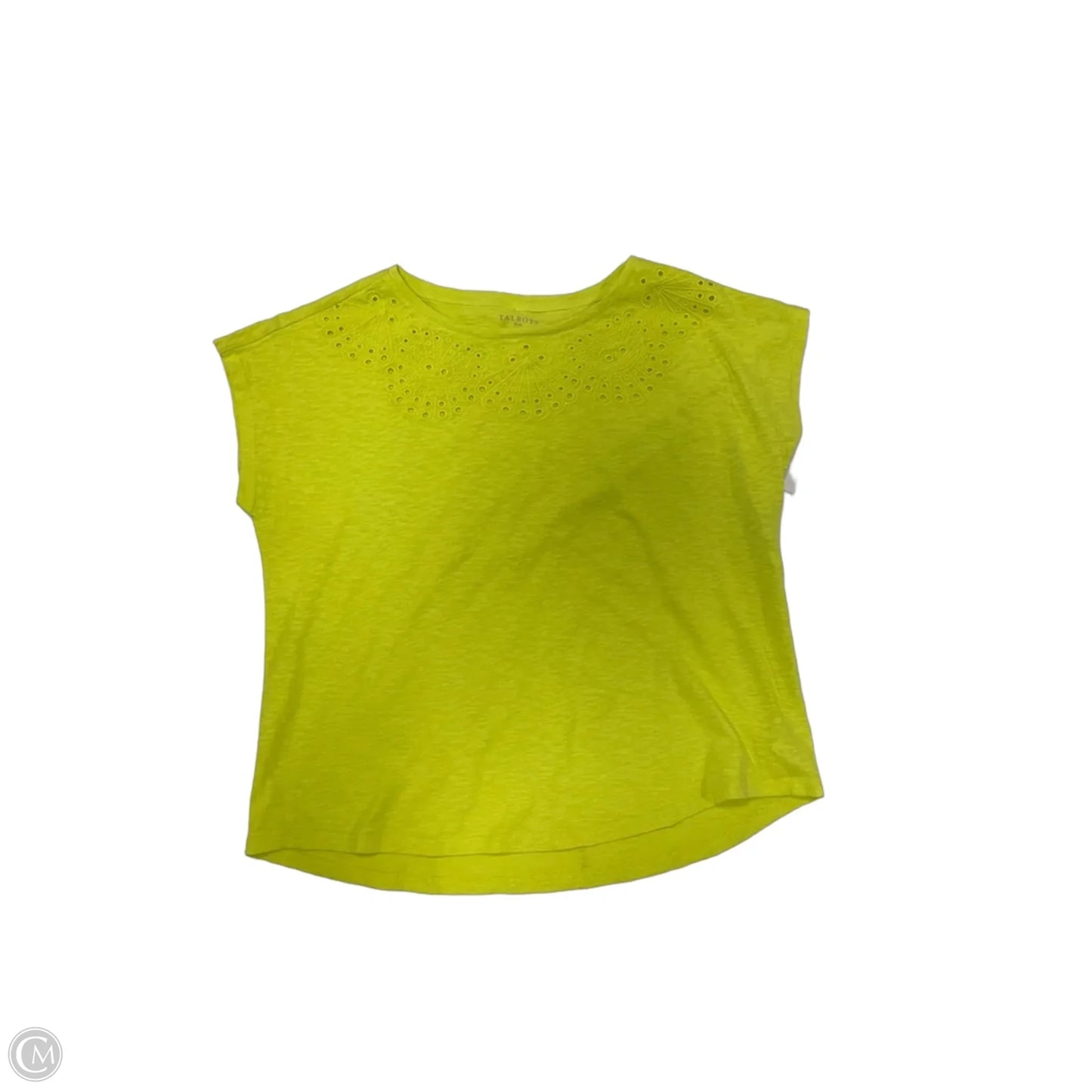 Top Short Sleeve By Talbots In Green, Size: 0x