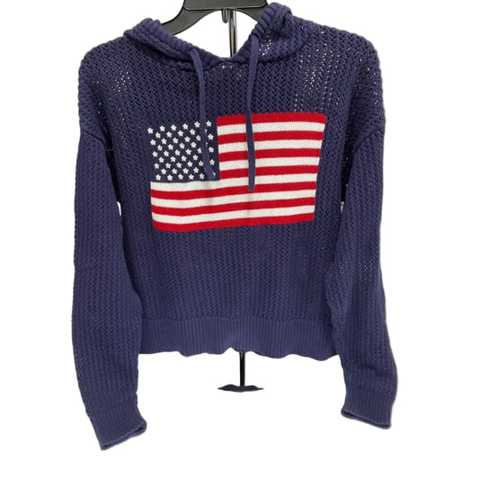Sweater By Universal Thread In Blue Red & White, Size: M