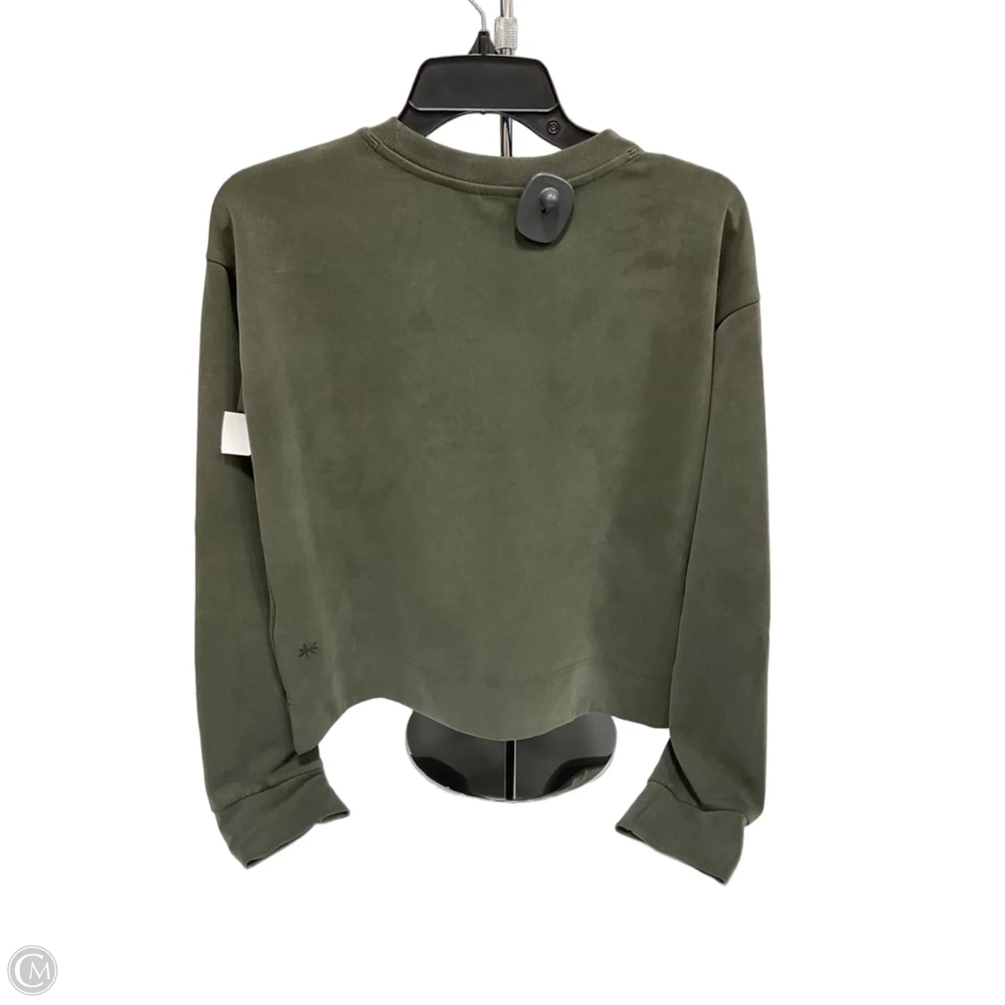 Athletic Top Long Sleeve Crewneck By Athleta In Green, Size: S