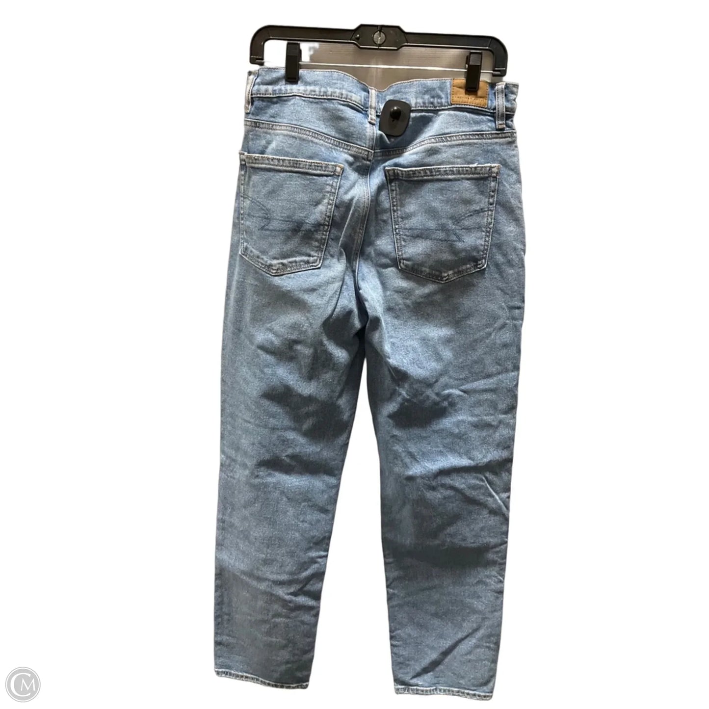 Jeans Straight By American Eagle In Blue Denim, Size: 8l
