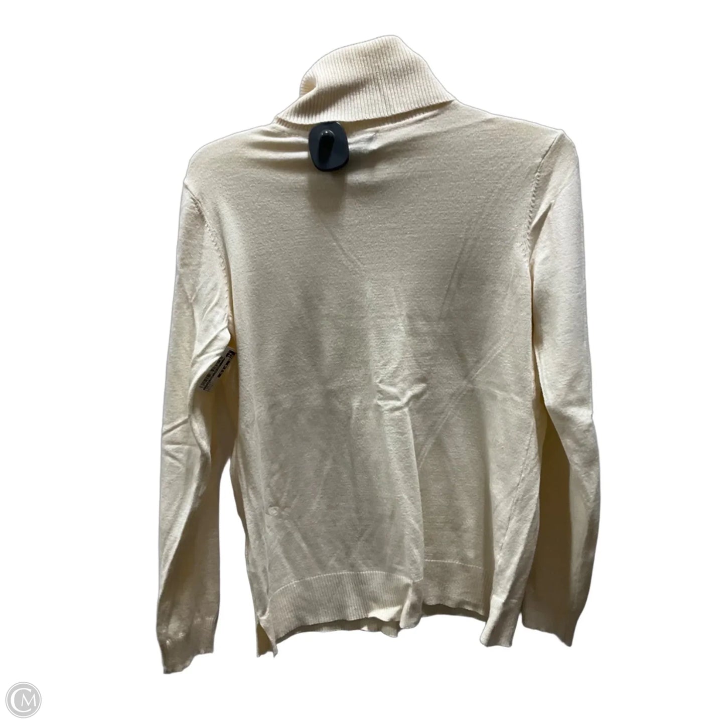 Top Long Sleeve By Style And Company In Cream, Size: S