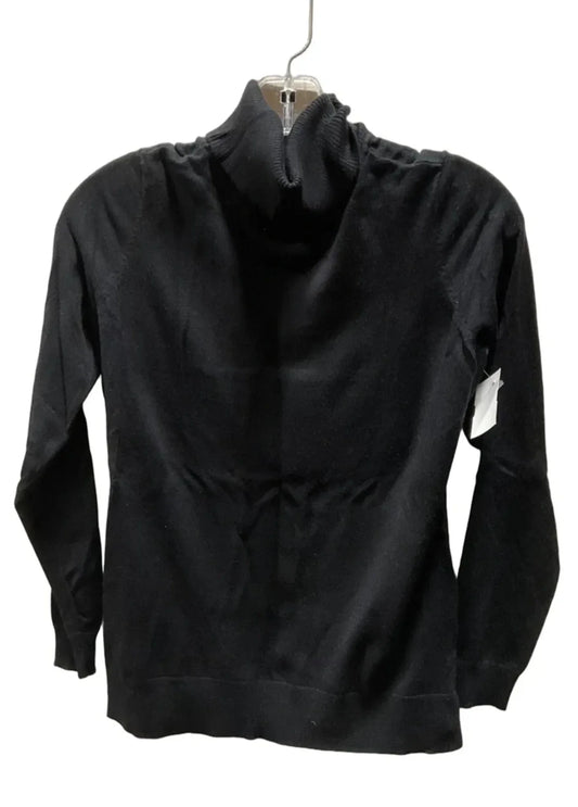 Top Long Sleeve By Style And Company In Black, Size: S