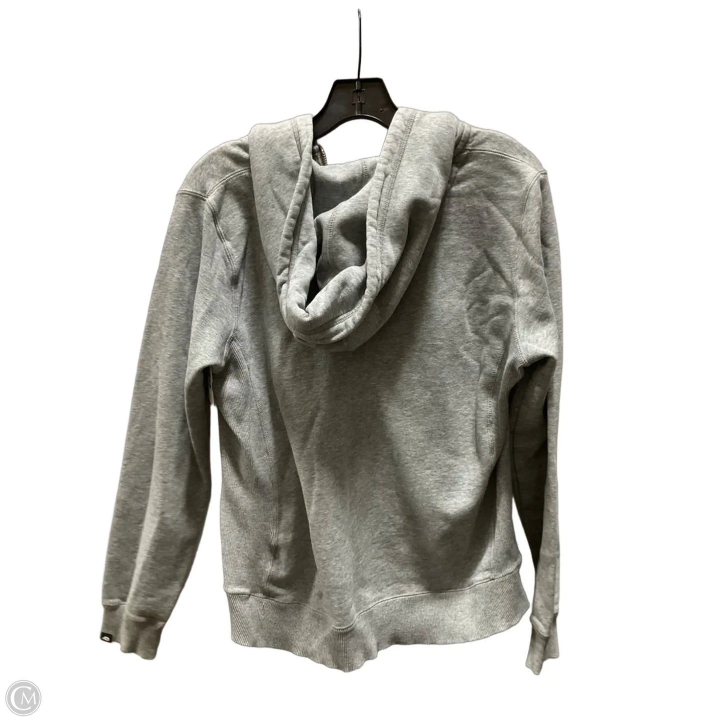Athletic Jacket By Nike Apparel In Grey, Size: L