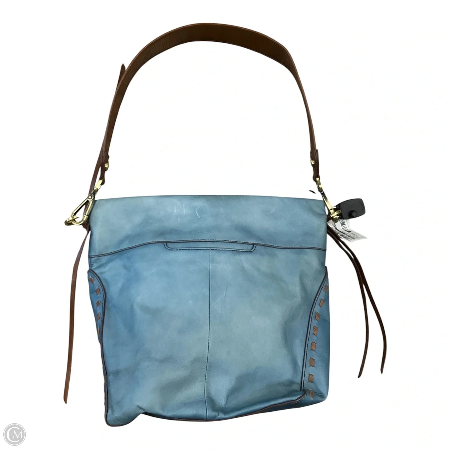 Handbag Leather By Hobo Intl, Size: Large