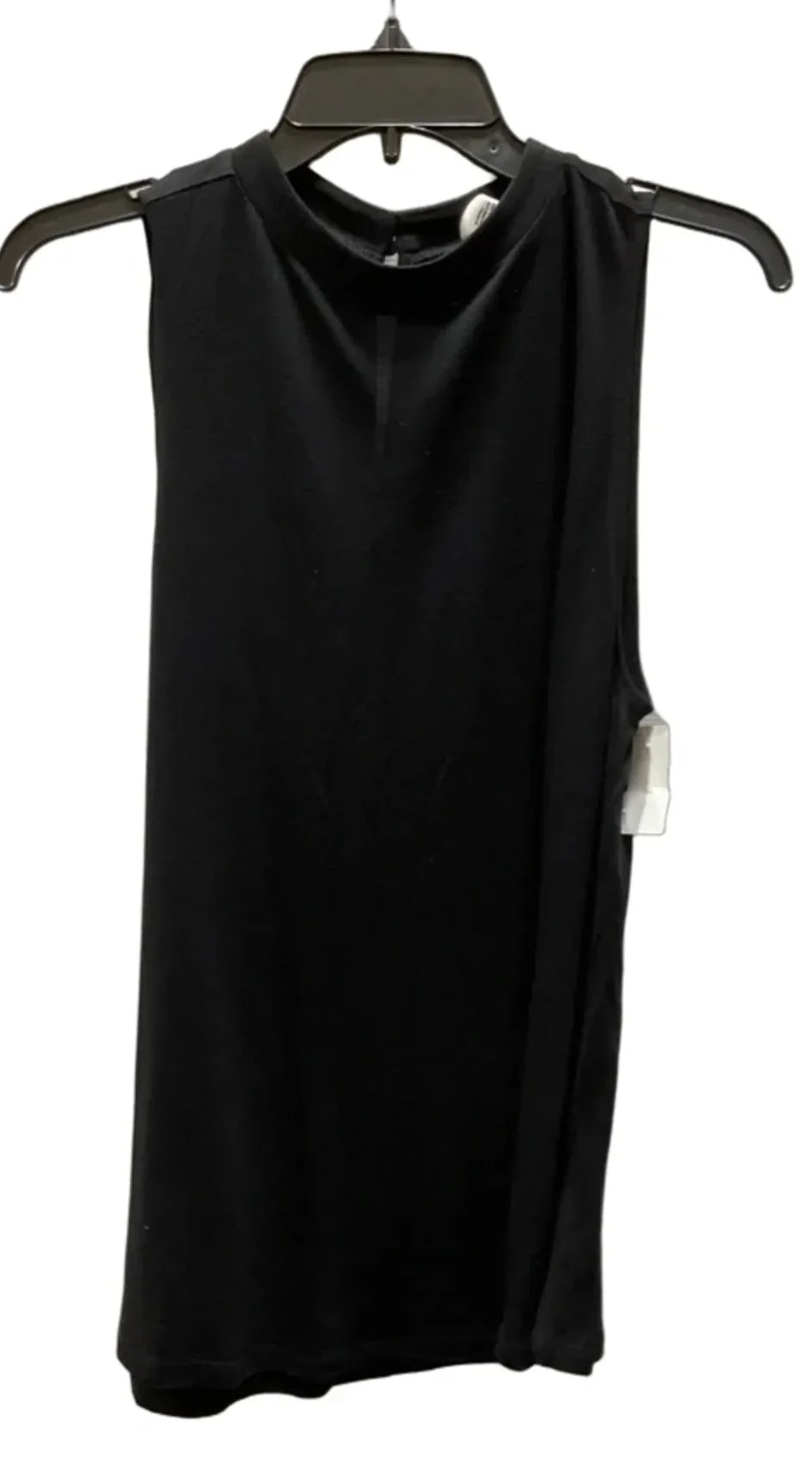 Top Sleeveless By Loft In Black, Size: L