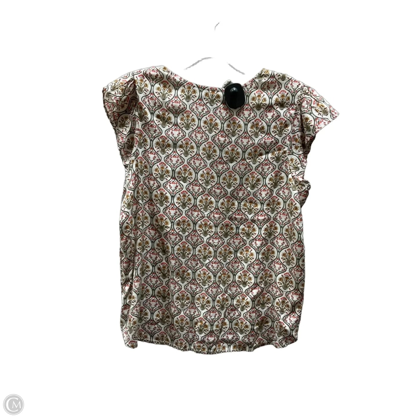 Top Short Sleeve By Loft In Floral Print, Size: S