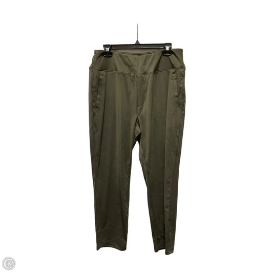 Athletic Pants By Santiny In Green, Size: Xl