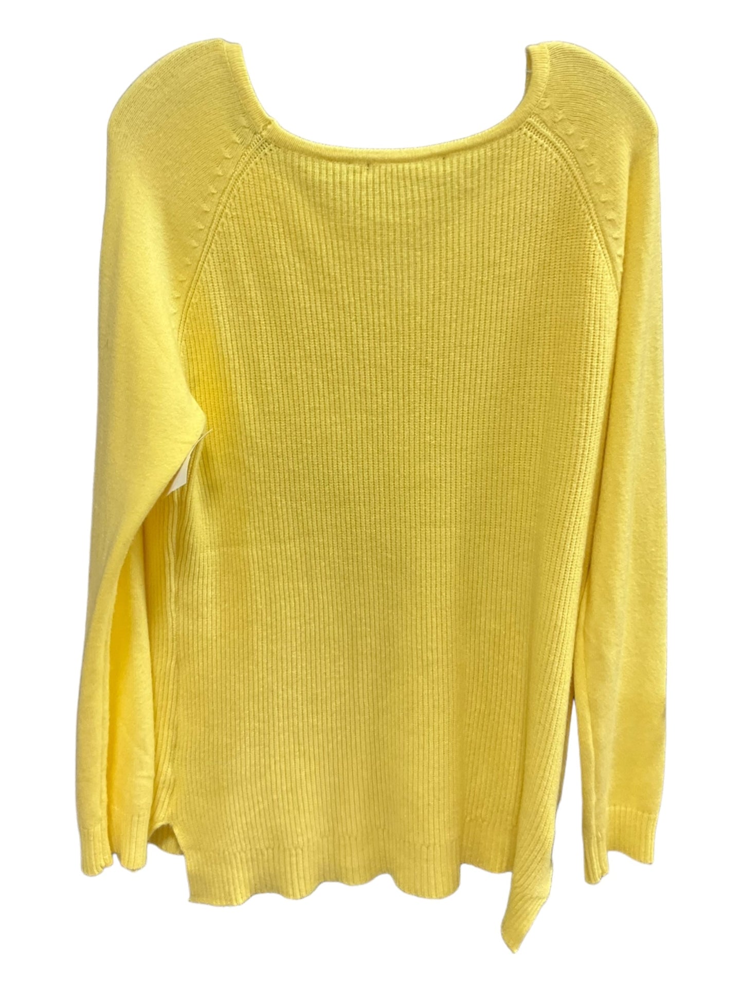 Yellow Sweater Cyrus Knits, Size L