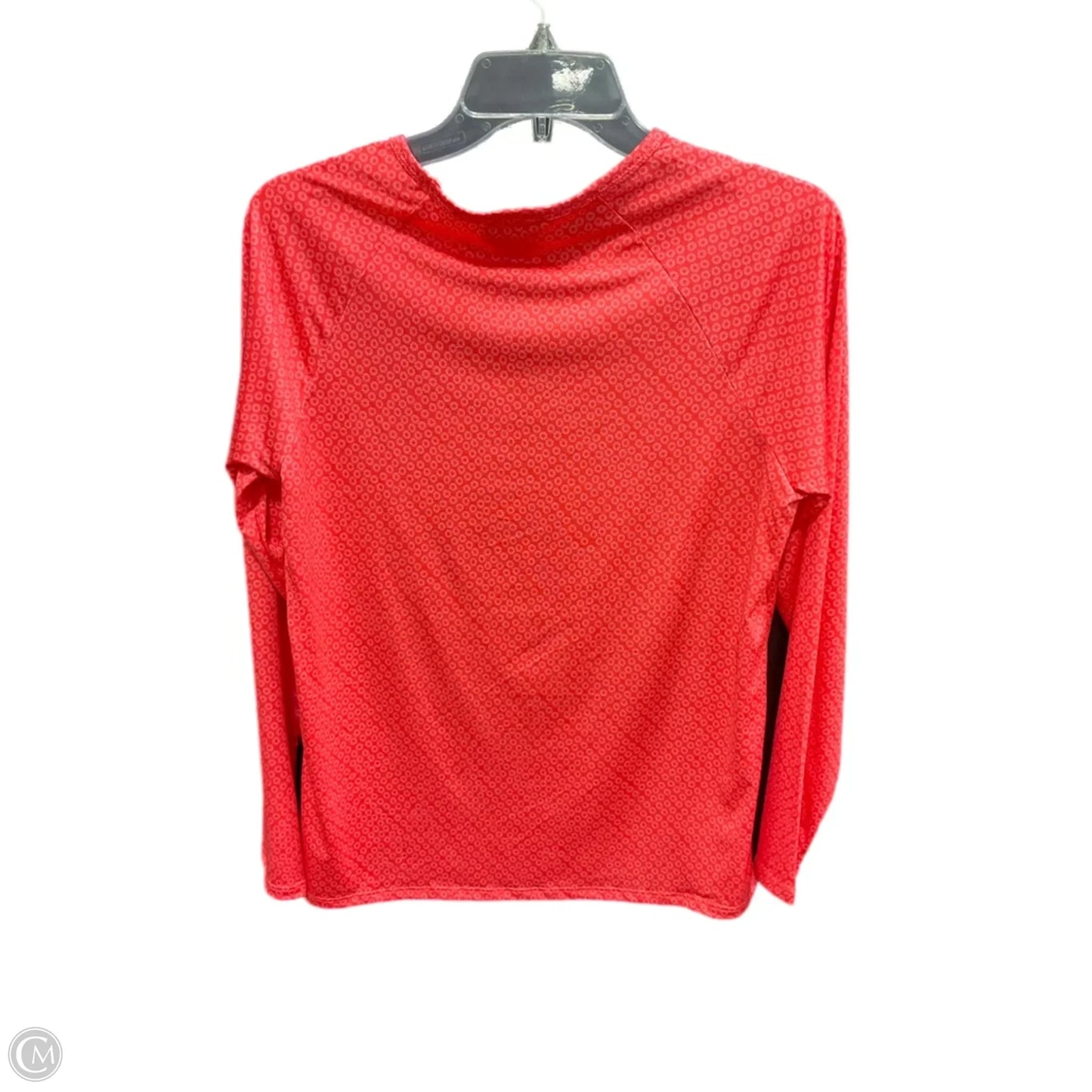 Top Long Sleeve Basic By Caribbean Joe In Red, Size: L