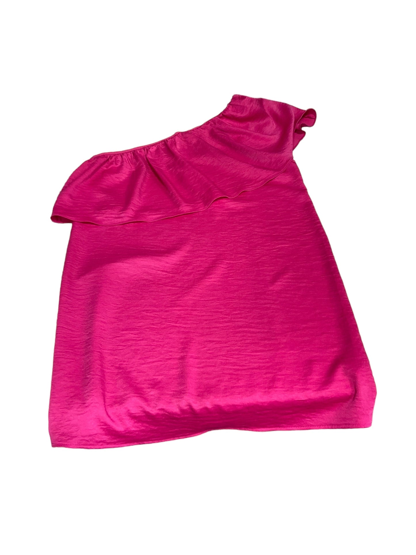 Pink Dress Casual Midi Impressions, Size M