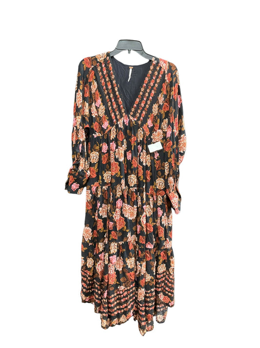 Floral Print Dress Casual Maxi Free People, Size S