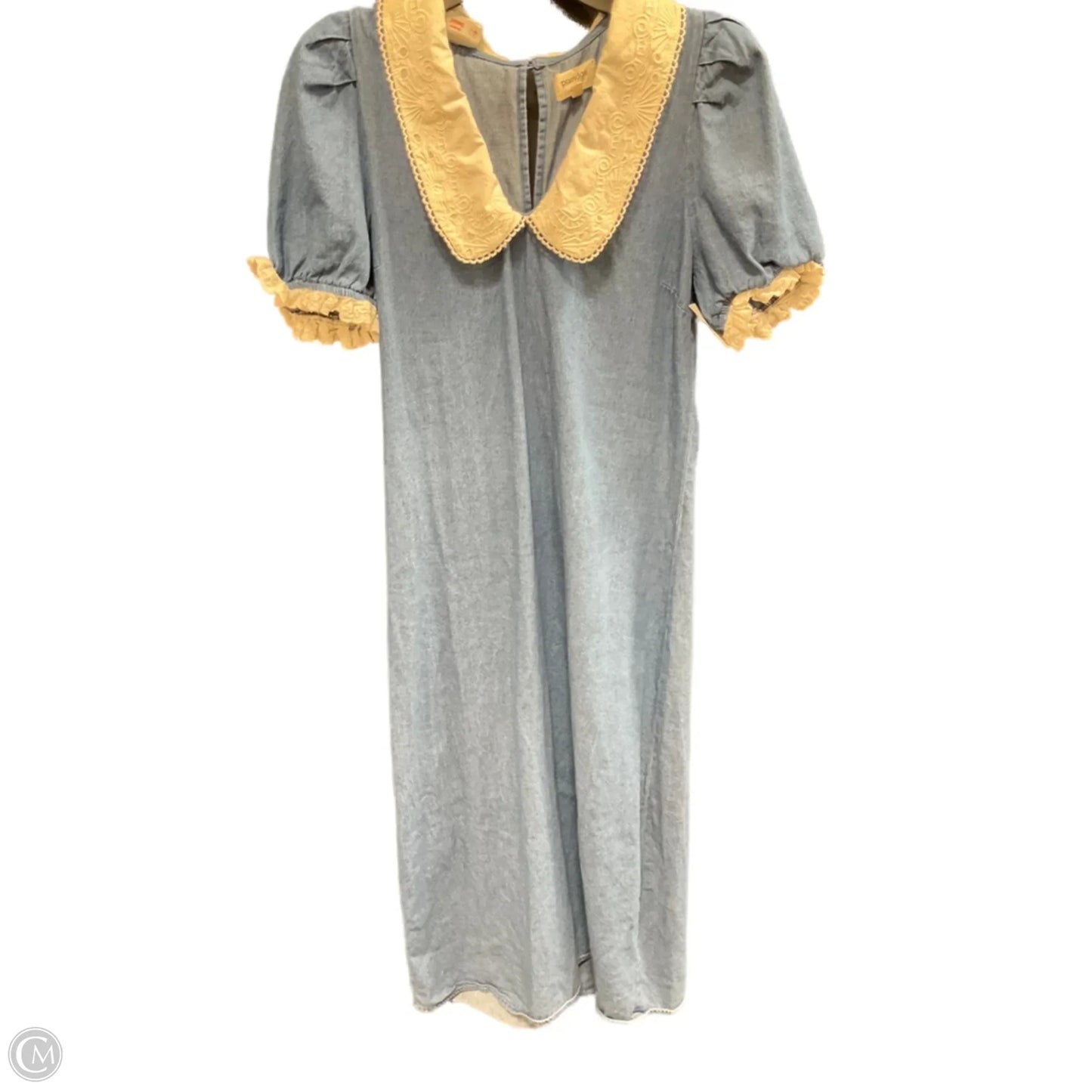 Dress Casual Midi By Porridge In Blue, Size: S