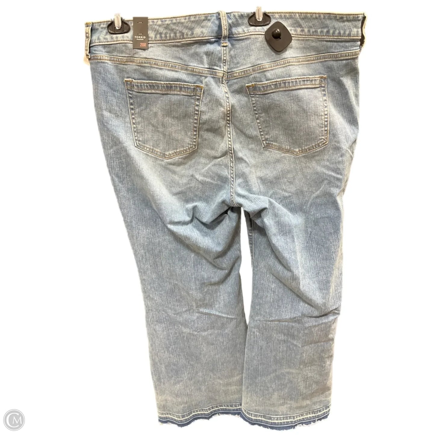 Jeans Flared By Torrid In Blue Denim, Size: 1x