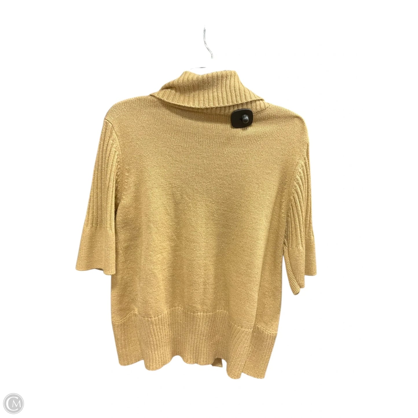 Sweater Cardigan By Worthington In Gold, Size: Xl