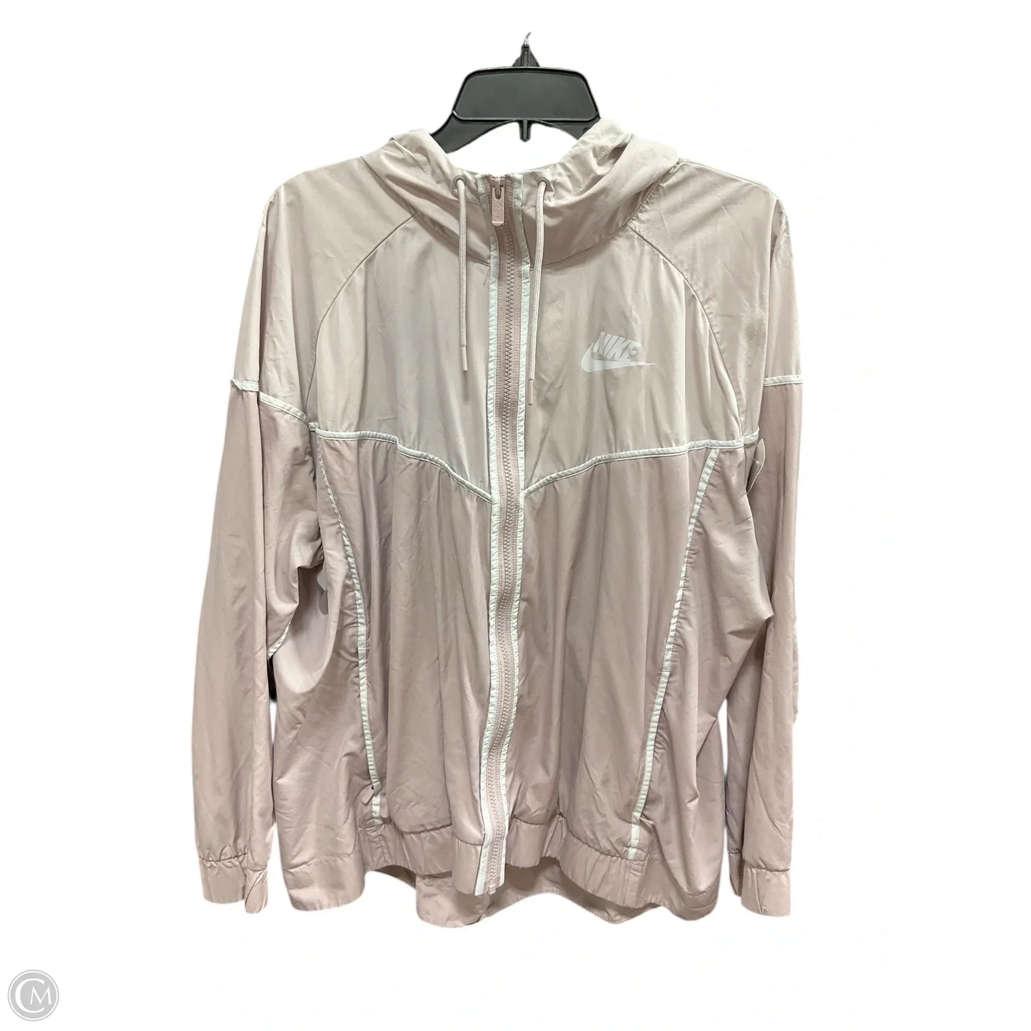 Athletic Jacket By Nike Apparel In Purple, Size: 2x