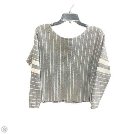 Sweater By Banana Republic In Grey & White, Size: Xs