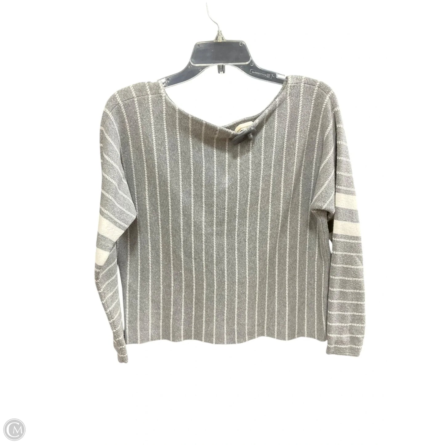 Sweater By Banana Republic In Grey & White, Size: Xs