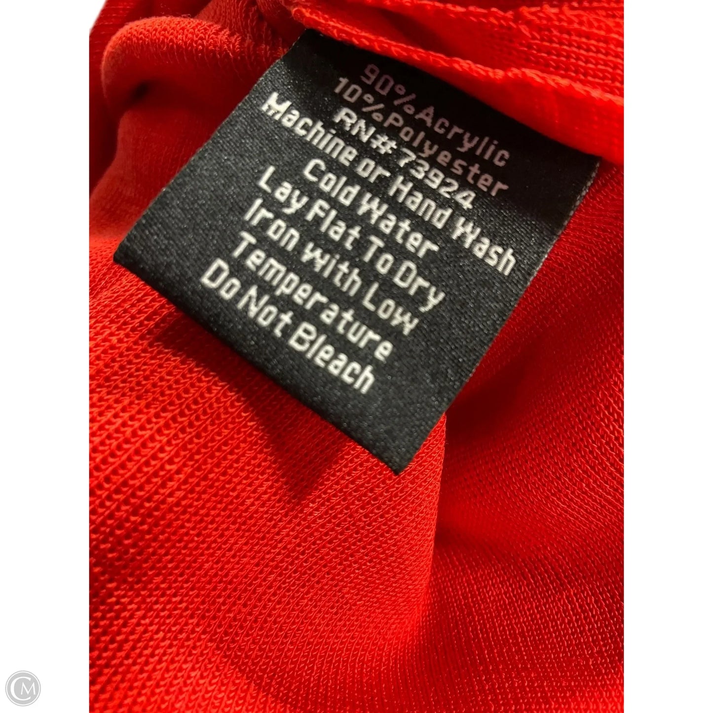 Top Sleeveless By Misook In Red, Size: 2x