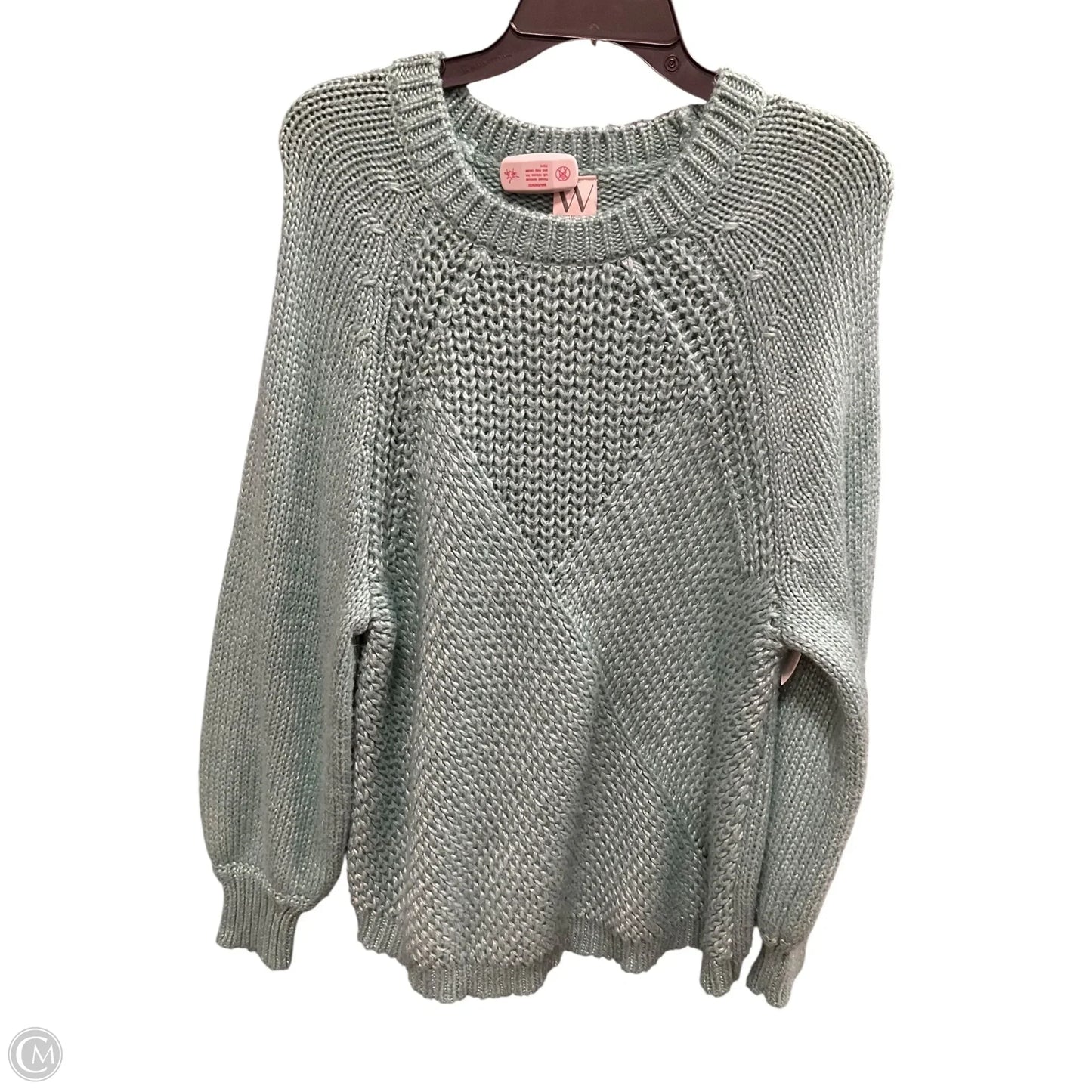 Sweater By Worthington In Teal, Size: 1x