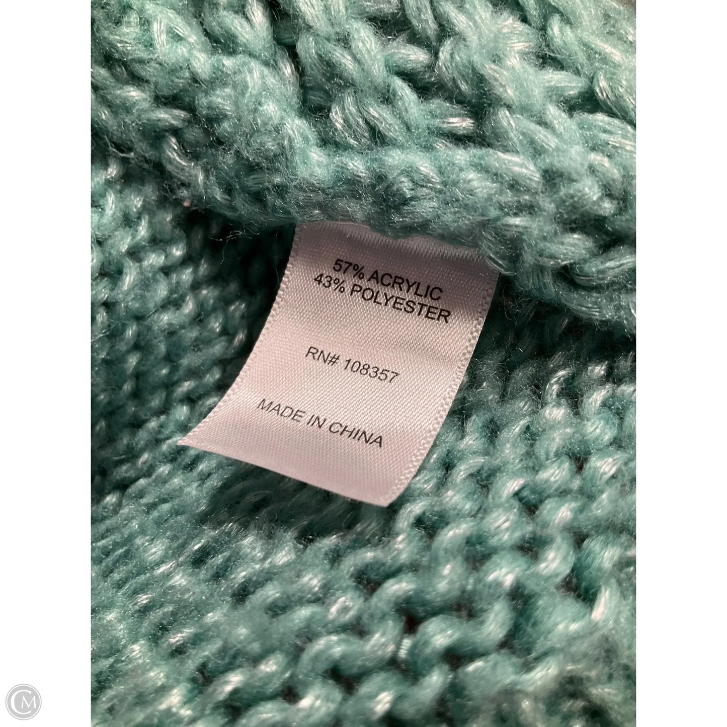 Sweater By Worthington In Teal, Size: 1x
