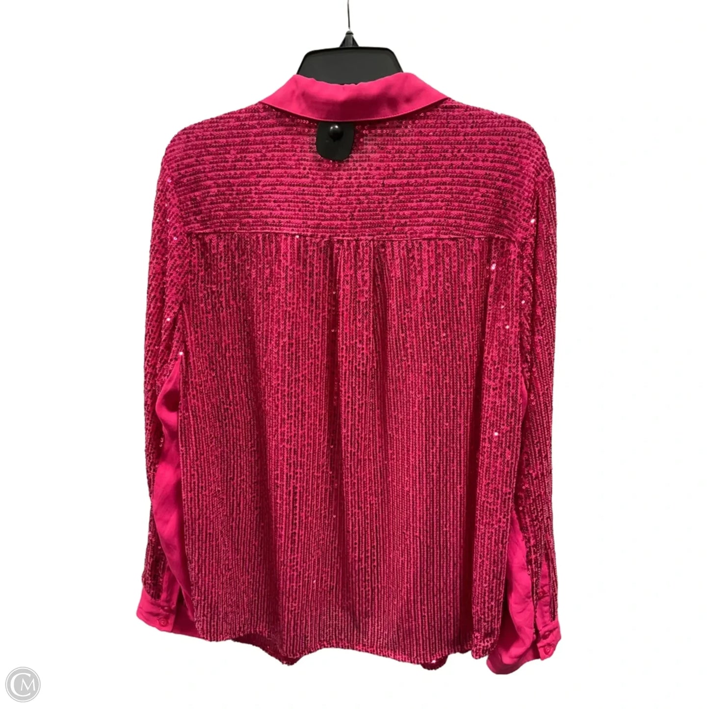 Blouse 3/4 Sleeve By Torrid In Pink, Size: Xl