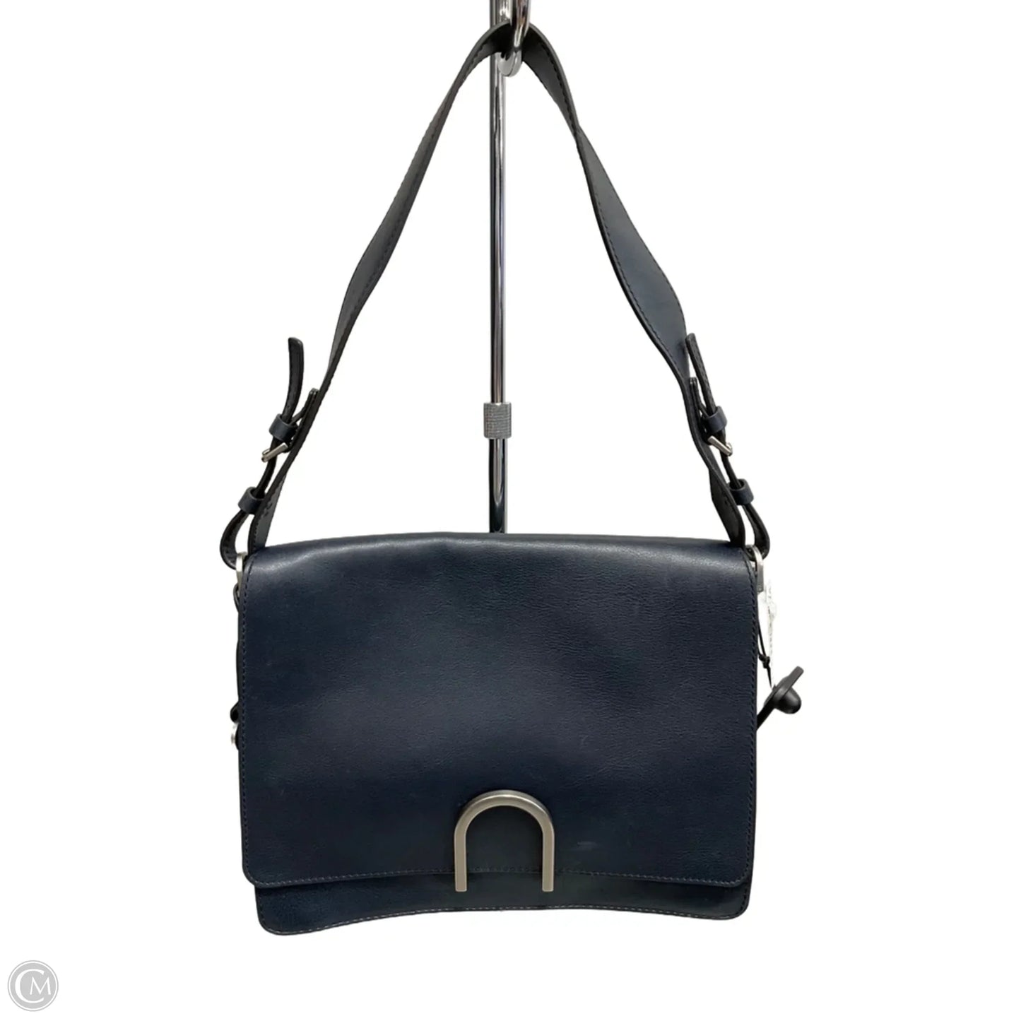 Handbag Leather By Fossil, Size: Medium