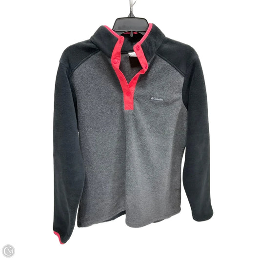 Athletic Sweatshirt Collar By Columbia In Grey, Size: L