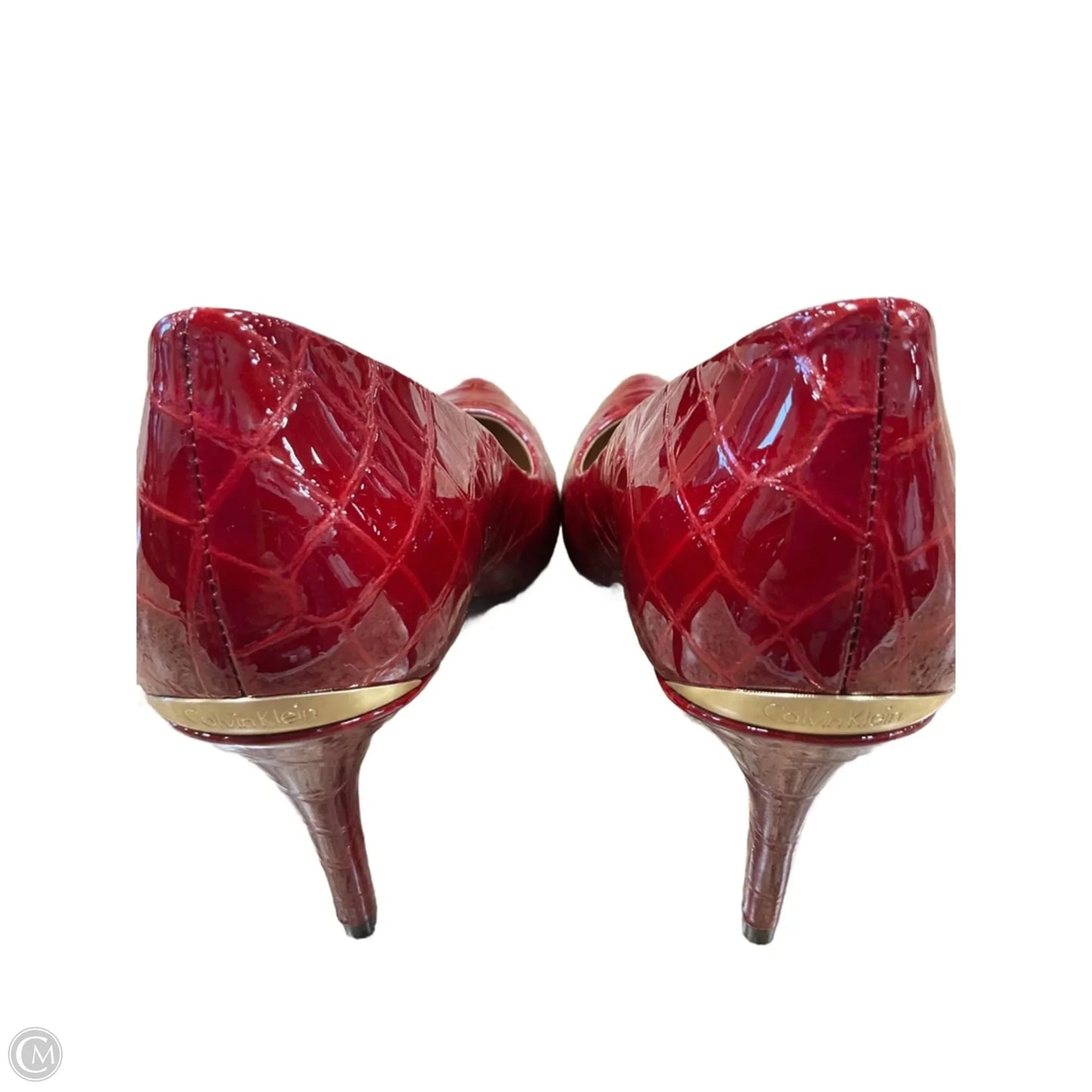 Shoes Heels Stiletto By Calvin Klein In Red, Size: 7.5